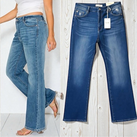 Mid-Rise Bootcut Jeans – Cat’s Whiskers – Judy Blue Style Fit – NWT (Bytos) - Picture 3 of 15